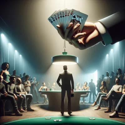 Modern online Poker game interface